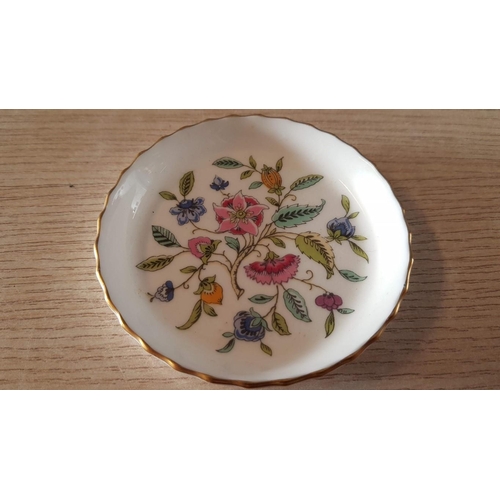 441 - 2 x Round Minton 'Haddon Hall' Porcelain Pin Dishes, (Approx. Ø: 9cm each), (2)