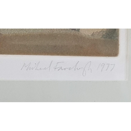 442 - Framed Limited Edition Print, (No. 1/75) of Michael F... (1977), (Approx. 29 x 27cm)