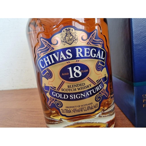 1 - Chivas Regal 18 Year 'Gold Signature' Blended Scotch Whisky, in Original Presentation Box, (70cl, 40... 