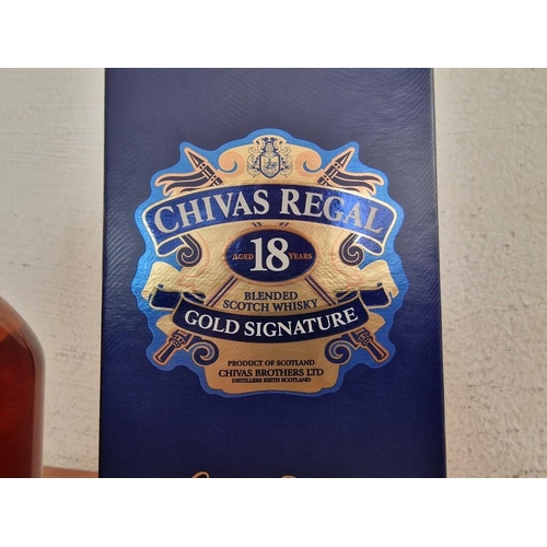 1 - Chivas Regal 18 Year 'Gold Signature' Blended Scotch Whisky, in Original Presentation Box, (70cl, 40... 