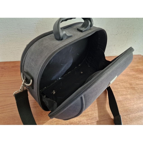 129 - 'Antler' Hard Shell Over Night Vanity Case with Shoulder Strap, Grey Colour