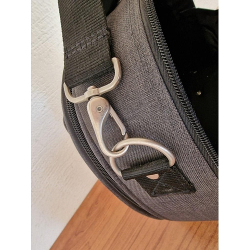 129 - 'Antler' Hard Shell Over Night Vanity Case with Shoulder Strap, Grey Colour