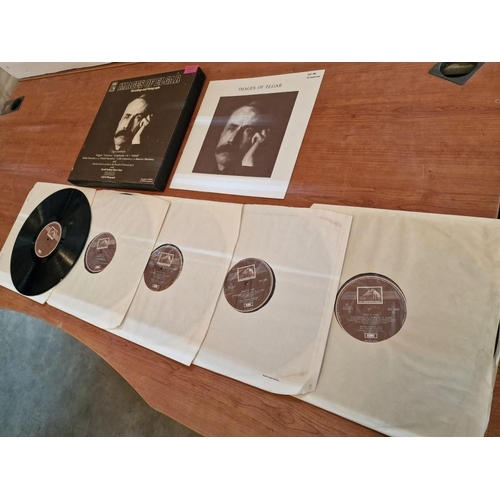 589 - EMI 'Images of Elgar' 5 x LP Vinyl Record Box Set with Photographs