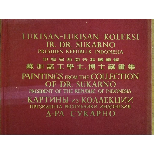 592 - 2 x Large Vintage Hardback Books; Volumes I and II of 'Paintings From The Collection of Dr. Sukarno,... 