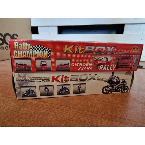 157 - 2 x 'Guisval' Kit Boxes; Citroen X Sara Rally and Motorbikes Racing Team, (2)