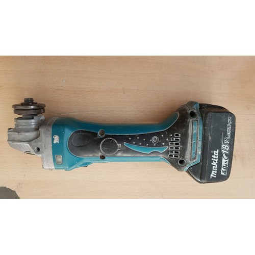 354 - Collection of Assorted Tools; Makita DHR202 18v Impact Drill, Makita 9557NBR Angle Grinder, Makita 6... 