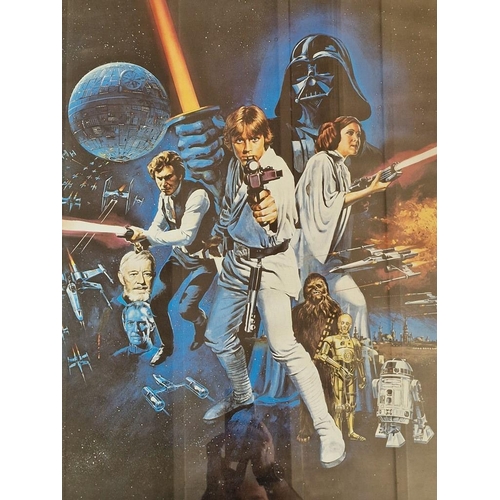 2 - Framed Original STAR WARS Movie Poster, (1977), 20th Century Fox, (Approx. 64.5 x 95cm)