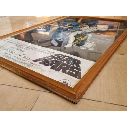 2 - Framed Original STAR WARS Movie Poster, (1977), 20th Century Fox, (Approx. 64.5 x 95cm)