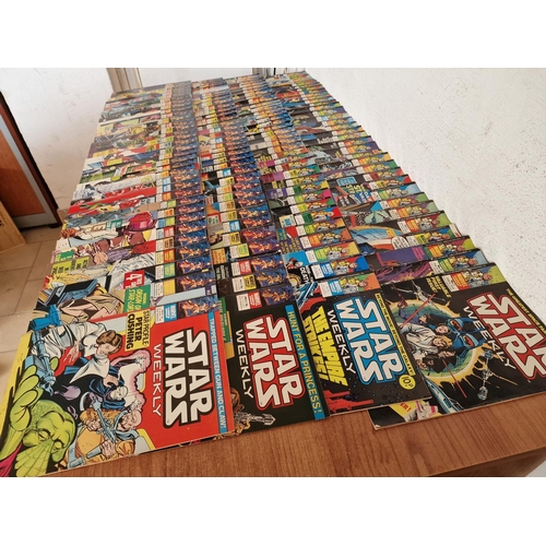 3 - Collection of 139 Issues of Original 1970's Comic 'STAR WARS WEEKLY', (UK Edition), Consecutive Run ... 