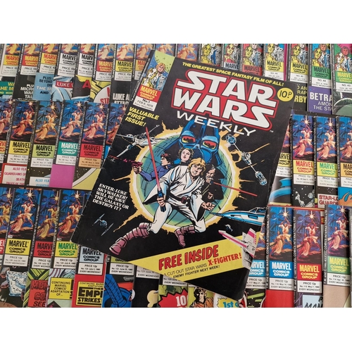 3 - Collection of 139 Issues of Original 1970's Comic 'STAR WARS WEEKLY', (UK Edition), Consecutive Run ... 