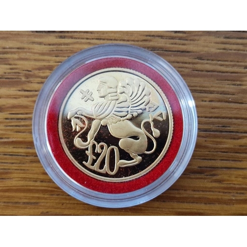 8 - Cyprus Gold Coin; (1992) £20 Proof 'Cyprus Museum' 22ct Gold, 7.9881g, Ø: 22.05mm, Limited Edition o... 