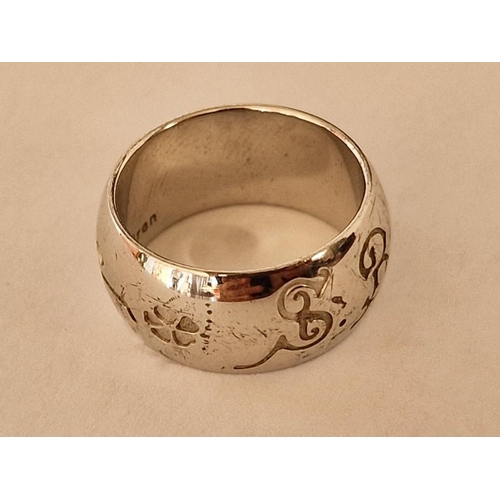 72 - Bvlgari 'Save the Children' Silver Ring, Issued in 2009 by Bvlgari in their 125th Anniversary Year a... 