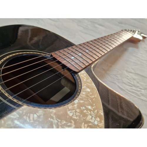 47 - Fender 'Sonoran' Electric Semi Acoustic Guitar with Hard Carry Case