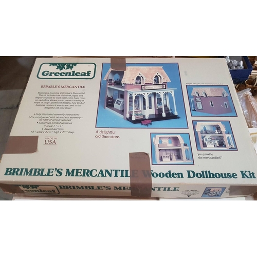 11 - Brimble's Mercantile Wooden Dolls House Kit and Country Stores Fixtures Kit, with Huge Qty of Furnit... 