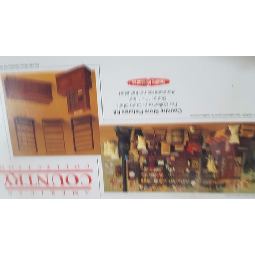 11 - Brimble's Mercantile Wooden Dolls House Kit and Country Stores Fixtures Kit, with Huge Qty of Furnit... 