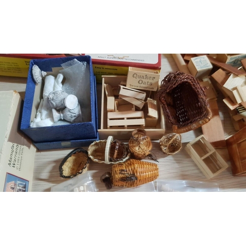 11 - Brimble's Mercantile Wooden Dolls House Kit and Country Stores Fixtures Kit, with Huge Qty of Furnit... 