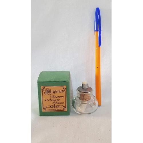 200 - Retro Swiss Abraxas Basel GmbH Classical Mini Alcohol Lamp, with Original Box, (Approx. H: 4.5cm)