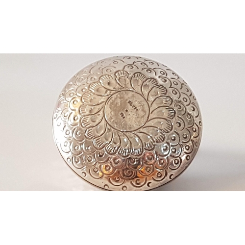 256 - 3 x Silver (925) Electroform Oriental Style Home Decor, Embossed High Ornate Floral Pattern, (Approx... 