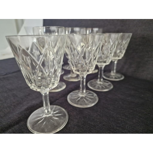 1055R - Collection of 12 x Assorted Crystal Glasses, Incl. Set of 4, 3 and Pair, Plus Three Others, (12)