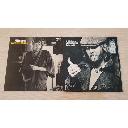 166 - Collection of 7 x Vintage Vinyl Records of Different Artists and Different Types of Music (Nilsson S... 