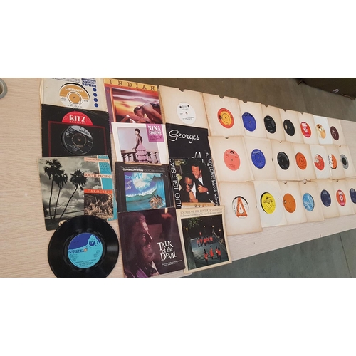 168 - 33 x Vintage Single Vinyl Records with Different Artists and Types of Music and Different Record Lab... 