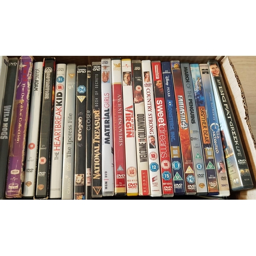 176 - Collection of More Than 50 x Various DVD's for Adults and Children, Inc. The 40 Year-Old Virgin, My ... 