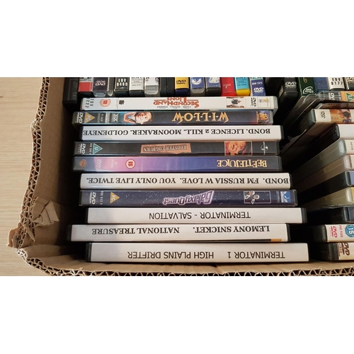 177 - Assorted Collection of DVD's, More than 50 Pcs, Inc: 'Gladiator', 'Benny Hill', 'Merry Madagascar' a... 