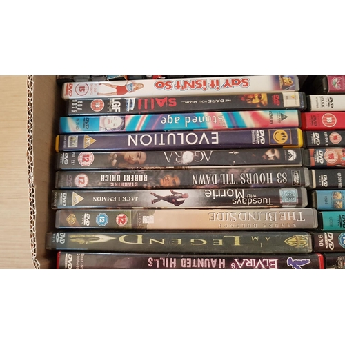 178 - Large Collection of Cross-Section DVD's, More Than 50 Pcs, Inc. Black Swan, Chocolate, I am Legend, ... 