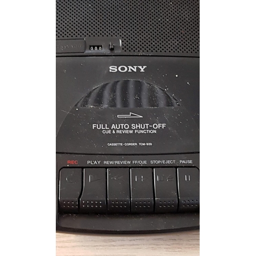 203 - Retro Electronics: 'Sony' DVD/CD Player, Model: DVP-SR170 (Untested, No R/C). Together with 'Sony' C... 