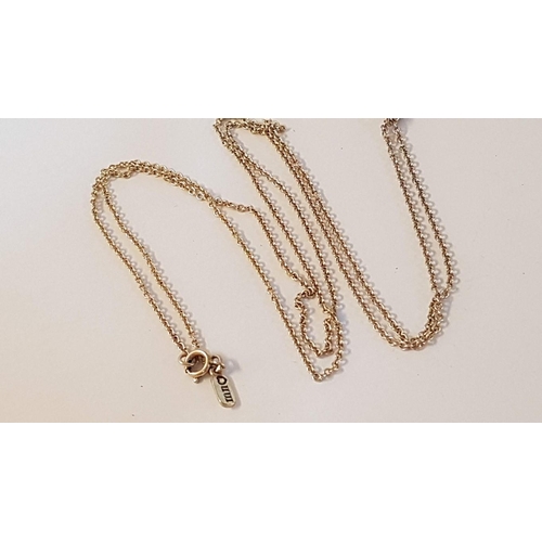 233 - 925 Silver Jewelry; Long Chain with Round Links (L: 78cm) and Big Feather Shape Pendant (L: 6.5cm). ... 