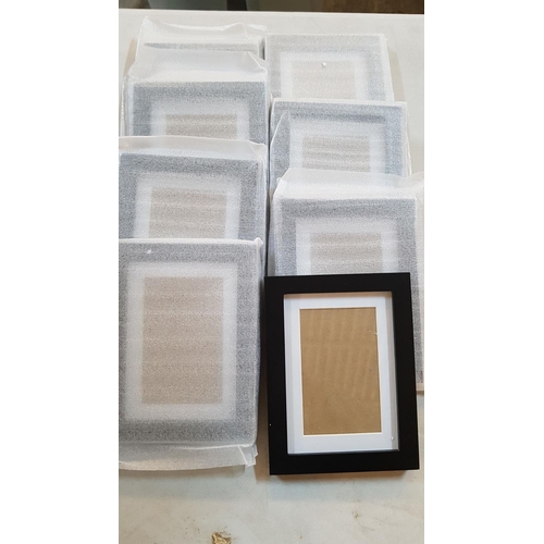 361 - 9 x Matching Black Classic Photo Frames, 6 x Small (21cm x 16cn Each) and 3 x Big (23cm x 29cm Each)... 