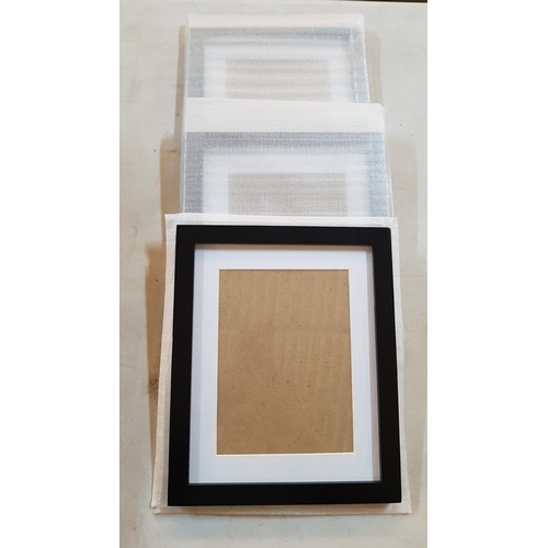 361 - 9 x Matching Black Classic Photo Frames, 6 x Small (21cm x 16cn Each) and 3 x Big (23cm x 29cm Each)... 