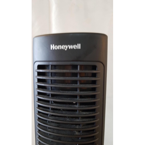 363 - 'Honeywell' QuietSet 4 Speed Tower Fan, Model HTF210BV1, * Basic Test & Working *, H:33cm.