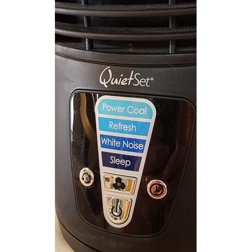 363 - 'Honeywell' QuietSet 4 Speed Tower Fan, Model HTF210BV1, * Basic Test & Working *, H:33cm.