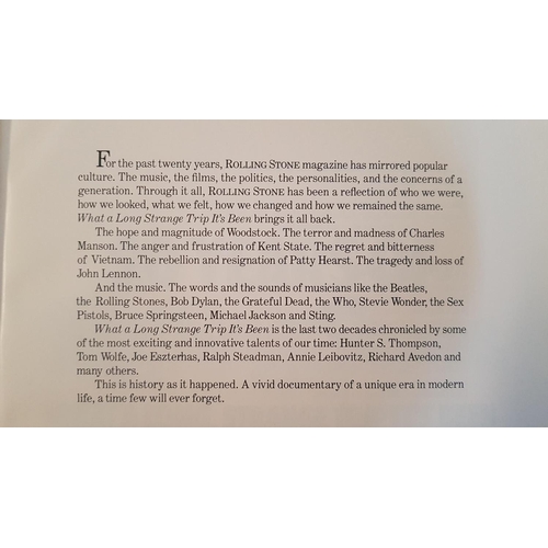 44 - '20 Years of Rolling Stone. What a Long, Strange Trip It's Been', Edited by Janin S. Wenner.