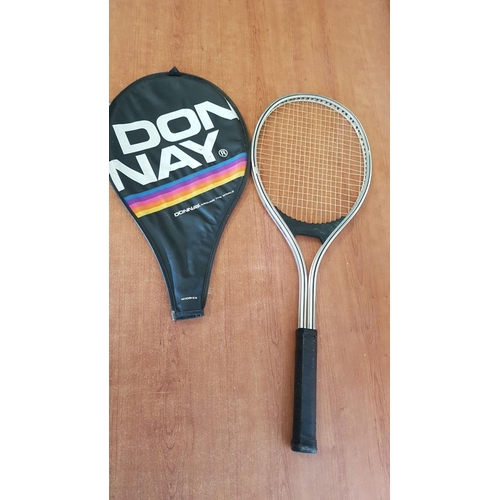 224 - Collection of Various Tennis and Squash Rackets; Different Brands (Head, Wilson, Dannay, Dunlop), 5x... 