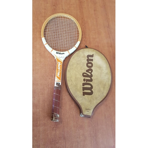 224 - Collection of Various Tennis and Squash Rackets; Different Brands (Head, Wilson, Dannay, Dunlop), 5x... 