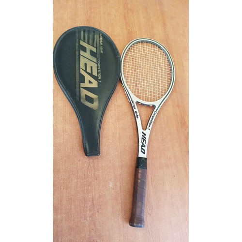 224 - Collection of Various Tennis and Squash Rackets; Different Brands (Head, Wilson, Dannay, Dunlop), 5x... 