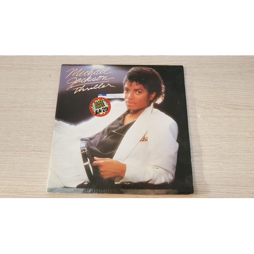 270 - Vintage Vinyl Records; King of Rock and Roll and King of Pop! 'Elvis 40 Greatest Hits' (1974) and 'M... 