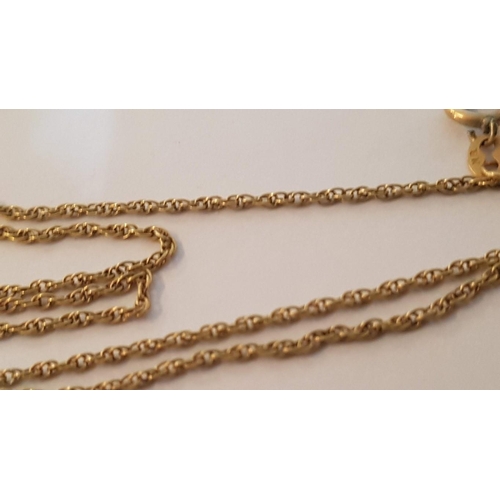 95 - Fine 18ct Gold Chain / Necklace, (Approx. L: 62cm, 4.4g)