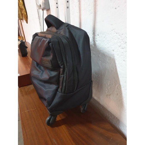 107 - 'Lipault, Paris' Travel/Cabin Bag On Wheels, with Foldaway Handle, (Approx. 45 x 40cm)