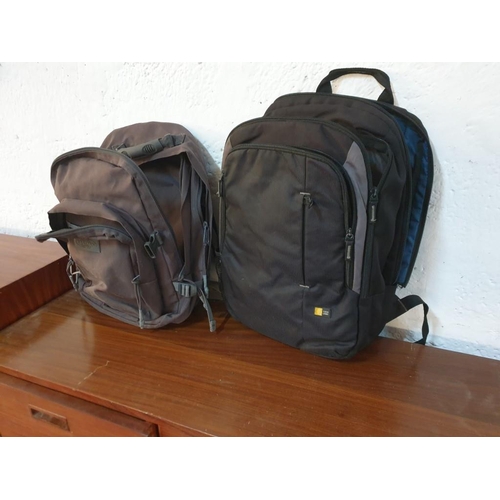 268 - 2 x Rucksacks; Eastpak and Logic Brand, (Approx. 50 x 40cm)