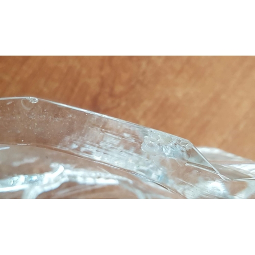 399 - 'Iittala' Art Glass; 'Lompolo 3560' Crystal Bowl,  Made in Finland, (Approx. Ø: 28cm, H: 9cm).