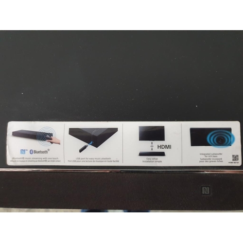 212 - Sony Sound Bar/Home Entertainment System with Built-in Subwoofer & Remote Control. Has HDMI, Digital... 