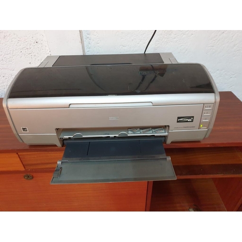 218 - Epson Stylus High Quality Photo Printer, Model Number R2400 With Large Quantity Of Extra Printer Ton... 