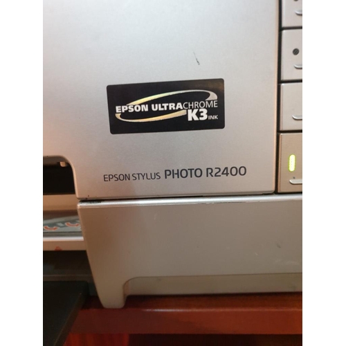 218 - Epson Stylus High Quality Photo Printer, Model Number R2400 With Large Quantity Of Extra Printer Ton... 