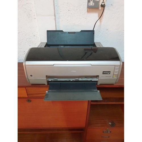 218 - Epson Stylus High Quality Photo Printer, Model Number R2400 With Large Quantity Of Extra Printer Ton... 