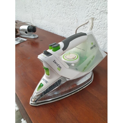 223 - Imetec Zerocalc Eco Steam Iron and A Silvercrest Electric All Purpose Sharpener, Basic Test & They B... 