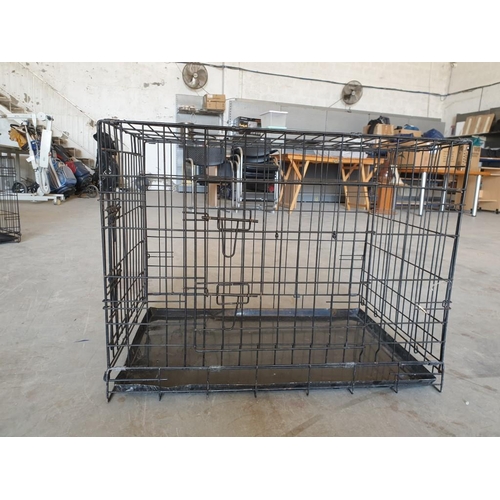 184 - Dog Cage, with Spare Tray, (Approx. 76 x 52 x 60cm)