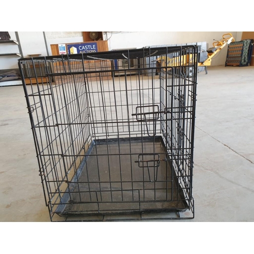 184 - Dog Cage, with Spare Tray, (Approx. 76 x 52 x 60cm)